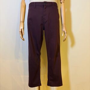 Hurley Men’s Burgundy Chino Pants Size 33